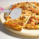 Nóż do krojenia pizzy stal nierdzewna ostry okrągły radełko krajalnica