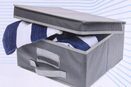 Pudełko tekstylne na ubrania odzież do przechowywania organizer do szafy