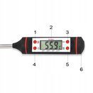 Termometr elektroniczny KUCHENNY szpilkowy z sondą do mięsa grilla wędlin