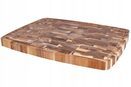 Deska do serwowania przekąsek akacjowa drewniana kuchenna gruba 36x46 cm