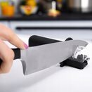 Osełka ostrzałka do noży kuchennych nożyczek ręczna jednofazowa kompaktowa