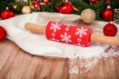 Wałek dekoracyjny + wykrawacze foremki do pierników ciastek świąteczne