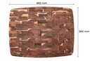 Deska do serwowania przekąsek akacjowa drewniana kuchenna gruba 36x46 cm