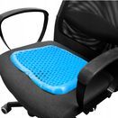 Poduszka żelowa na krzesło siedzenie podkładka ortopedyczna + pokrowiec
