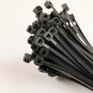 Trytytki 100 szt trytki opaski zaciskowe kablowe mocne czarne 2,5x100 mm