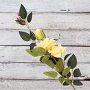 SZTUCZNE KWIATY sztuczna róża bukiet wysoki dekoracyjne na balkon do wazonu