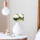 HORTENSJA sztuczne kwiaty bukiet do wazonu jak żywe dekoracyjne na balkon
