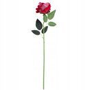 SZTUCZNA RÓŻA bukiet jak żywe sztuczne liście dekoracyjne do wazonu duża