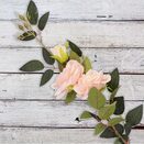 SZTUCZNA RÓŻA sztuczne kwiaty jak żywe dekoracyjne gałązka na wielkanoc