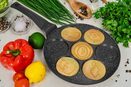 PATELNIA DO PANCAKES granitowa indukcja zwierzątka placków naleśników jajek