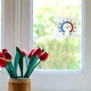 Termometr zewnętrzny okienny na okno samoprzylepny analogowy tradycyjny