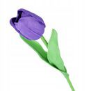TULIPAN sztuczne tulipany sztuczne kwiaty jak żywe bukiet do wazonu fiolet
