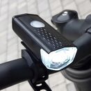 LAMPKA ROWEROWA przednia biała światło oświetlenie do roweru 300 lm uchwyt