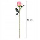 SZTUCZNE KWIATY JAK ŻYWE sztuczna róża do wazonu bukiety dekoracyjne różowy