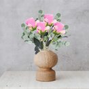 SZTUCZNE KWIATY sztuczna róża jak żywe dekoracyjne ozdoby wielkanocne