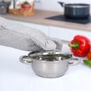 Rękawice kuchenne żaroodporne łapka rękawica ochronna do kuchni 16x32 cm