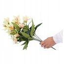 SZTUCZNE KWIATY sztuczny kwiat 45cm dekoracja do wazonu trwała lilia duża