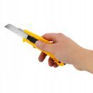 ZESTAW NARZĘDZIOWY miarka śrubokręt tapeciak nóż do tapet ostrze zapas x3