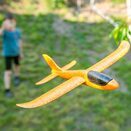 SAMOLOT ZE STYROPIANU żółty styropianowy model latający 47 cm duży rzutka
