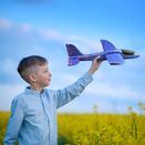 SAMOLOT ZE STYROPIANU model latający dla dzieci DUŻY styropianowy rzutka