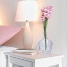 Wazon szklany na kwiaty bukiety trawę pampasową flakon wąski wysoki 25 cm