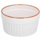 Kokilki do zapiekania ceramiczne żaroodporne z pokrywkami zestaw 2 szt