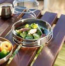 Menażka turystyczna stalowa harcerska wojskowa garnek i patelnia kempingowa