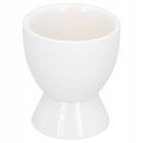 Kieliszki do jajek na miękko porcelanowe podstawki z łyżeczkami zestaw