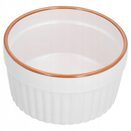 Kokilki do zapiekania ceramiczne żaroodporne z pokrywkami zestaw 2 szt