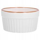 Kokilki do zapiekania ceramiczne żaroodporne z pokrywkami zestaw 2 szt