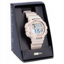 Zegarek sportowy beżowy elektroniczny cyfrowy retro alarm stoper unisex