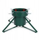 STOJAK NA CHOINKĘ na żywą choinkę metalowy zielony 4 nogi pojemnik 2,8l