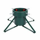 STOJAK NA CHOINKĘ na żywą choinkę metalowy zielony 4 nogi pojemnik 2,8l