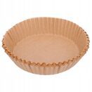 WKŁADY DO AIRFRYER okrągłe 20 cm papier do frytkownicy beztłuszczowej 50x