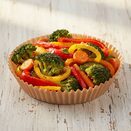 WKŁADY DO AIRFRYER okrągłe 20 cm papier do frytkownicy beztłuszczowej 50x