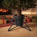 STOJAK NA CHOINKĘ pod choinkę 2m metalowy 4 nogi pojemnik na wodę 1,8l