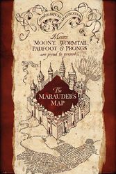 Harry Potter Marauders Mapa - plakat