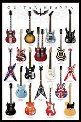 Guitar Heaven Gitary Elektryczne - plakat