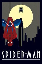 Marvel Deco Wiszący Spider Man - plakat