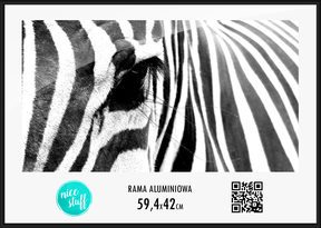 Rama aluminiowa czarna A2