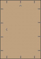 Rama aluminiowa czarna B1