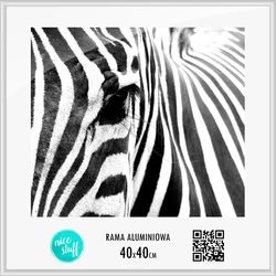 Rama aluminiowa srebrna