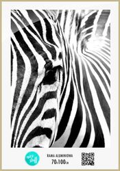 Rama aluminiowa złota B1