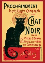 Le Chat Noir Steinlen - plakat