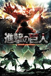 Attack On Titan Season 2 - plakat anime
