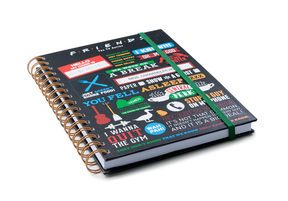 Friends napisy i grafiki - notes z serialu A5