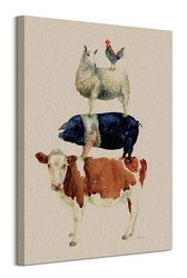 Farmyard Fun - obraz na płótnie