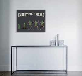 Rick and Morty Evolution Of The Pickle - obraz na płótnie
