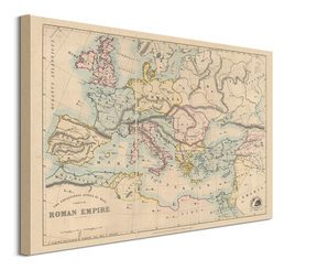 Stanfords Mapa Imperium Rzymskiego 1879 - obraz na płótnie