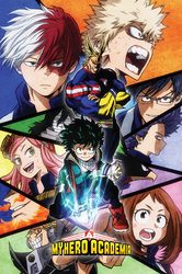 My Hero Academia Characters Mosaic - plakat